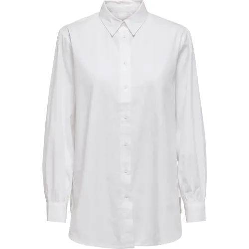 Long Sleeve Cotton Women's Shirt , female, Sizes: M, XS, S - Only - Modalova