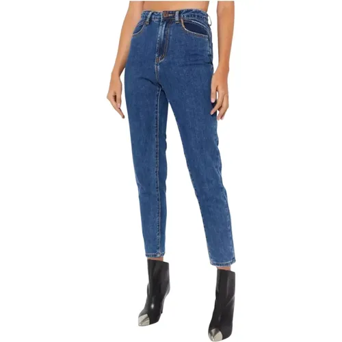 Blaue High Waist Mom Jeans - One Teaspoon - Modalova