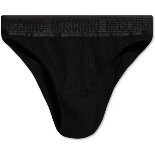 Ribbed Briefs , Damen, Größe: M - Moschino - Modalova