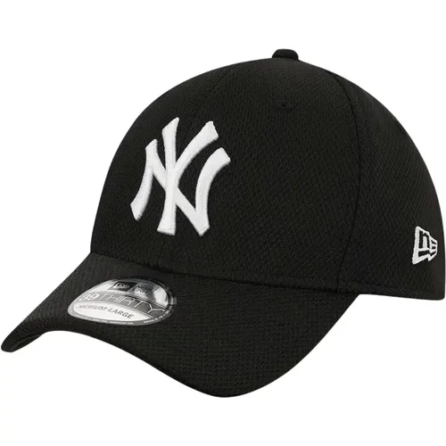 Schwarze Trucker Logo Yankees Kappe - new era - Modalova