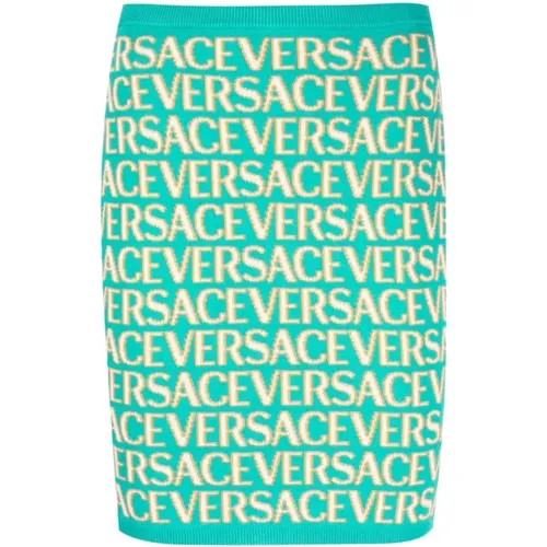 Strickrock Jacquard Serie Versace - Versace - Modalova
