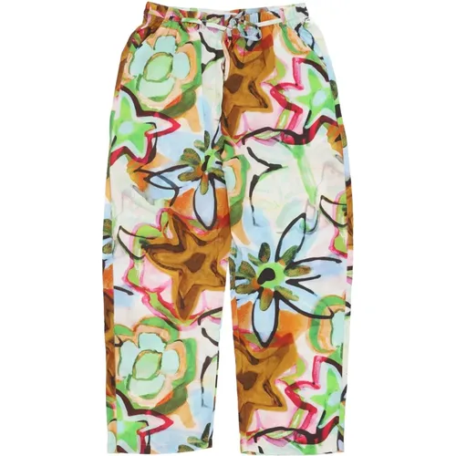 Blumige Lange Hose Obey - Obey - Modalova