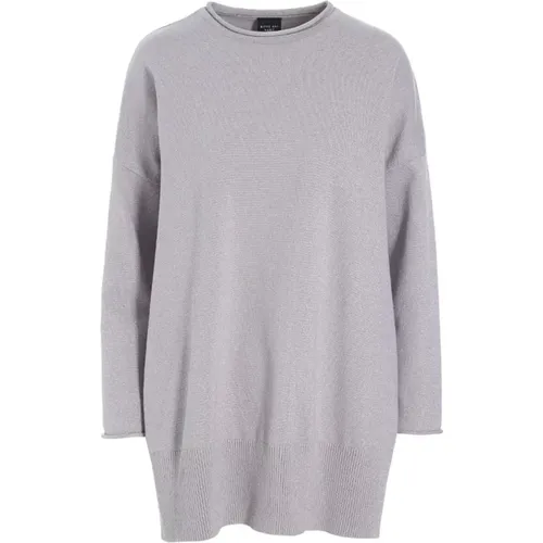 Long Opal Grey Knit Sweater , female, Sizes: XL, L, S, 2XL, M - Bitte Kai Rand - Modalova
