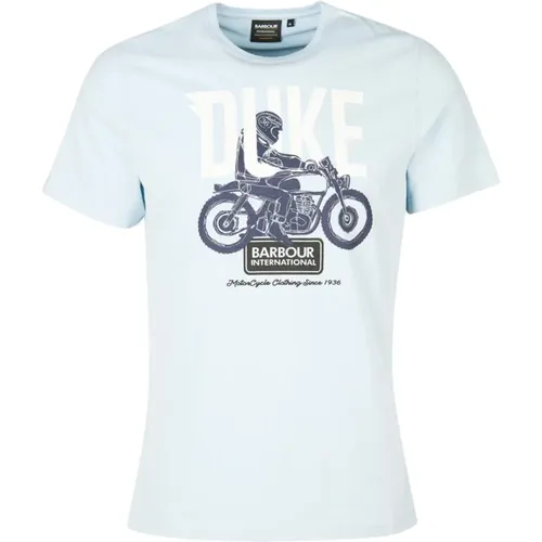 T-Shirts, male, , Size: 2XL Graphic-Print T-Shirt - Barbour - Modalova