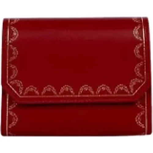 Pre-owned Wallets, female, , Size: ONE SIZE Pre-owned Leather wallets - Cartier Vintage - Modalova