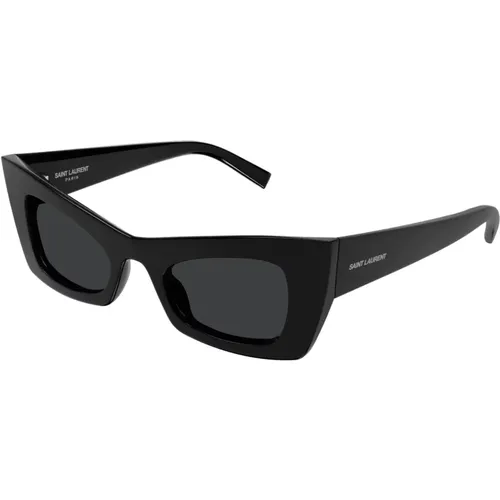 Cat Eye Sunglasses , unisex, Sizes: 49 MM - Saint Laurent - Modalova