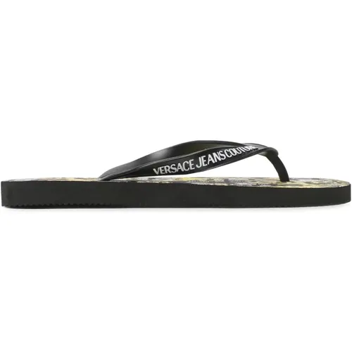 Flip Flops, male, , Size: 2 US Flip Flops Stylish Model - Versace Jeans Couture - Modalova