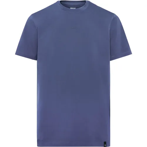 T-Shirt aus Stretch-Supima-Baumwolle , Herren, Größe: 2XL - Boggi Milano - Modalova