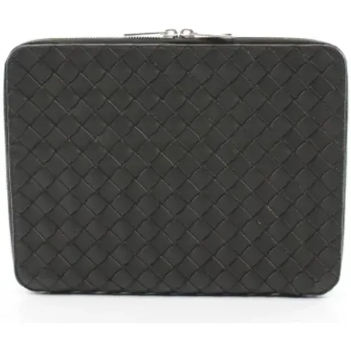 Pre-owned Clutches, male, , Size: ONE SIZE Pre-owned Leather clutches - Bottega Veneta Vintage - Modalova