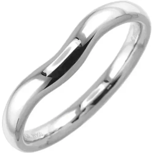 Pre-owned Jewellery, female, , Size: ONE SIZE Pre-owned Platinum rings - Tiffany & Co. Pre-owned - Modalova