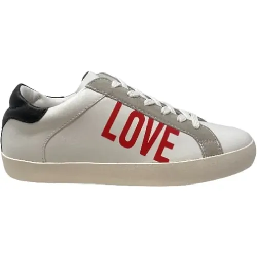 Low-Top Sneakers , female, Sizes: 8 UK - Love Moschino - Modalova