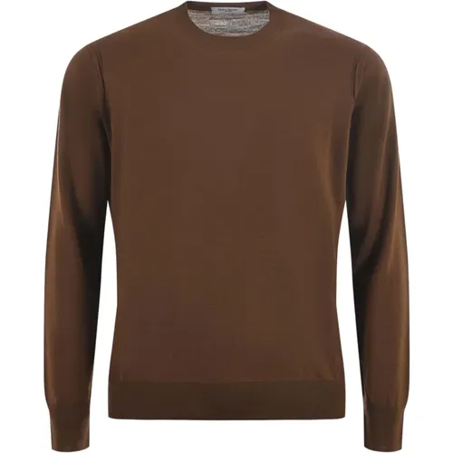 Virgin Wool Sweater , male, Sizes: XL, M - Paolo Pecora - Modalova