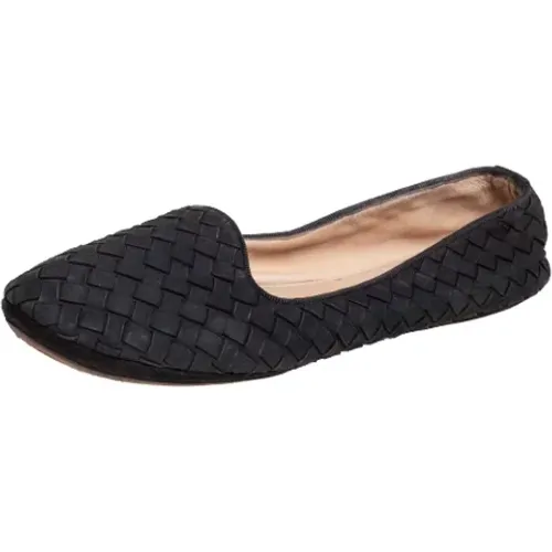 Pre-owned Flats, female, , Size: 7 US Pre-owned Suede flats - Bottega Veneta Vintage - Modalova