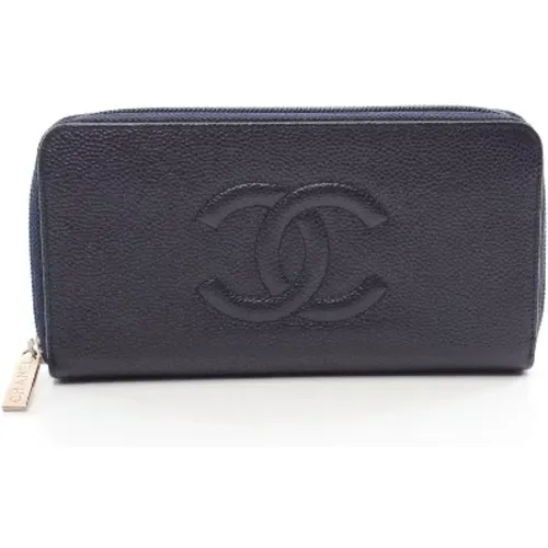 Pre-owned Wallets, female, , Size: ONE SIZE Pre-owned Leather wallets - Chanel Vintage - Modalova