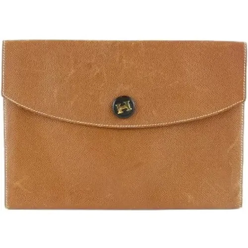 Pre-owned Wallets, female, , Size: ONE SIZE Pre-owned Canvas wallets - Hermès Vintage - Modalova