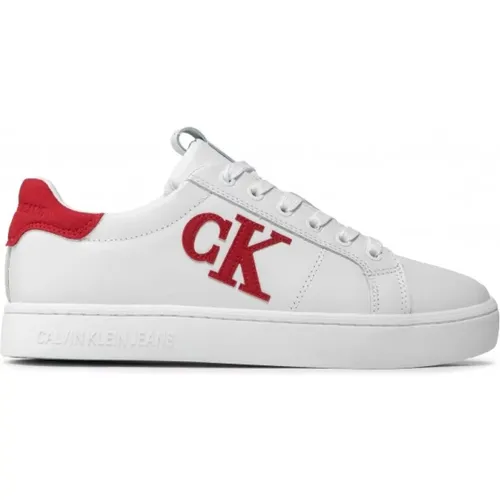 Sneakers, male, , Size: 7 US Laceup Sneaker Logo Salsa - Calvin Klein - Modalova