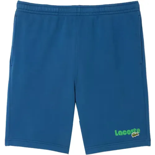 Blaue Bermuda-Shorts , Herren, Größe: L - Lacoste - Modalova