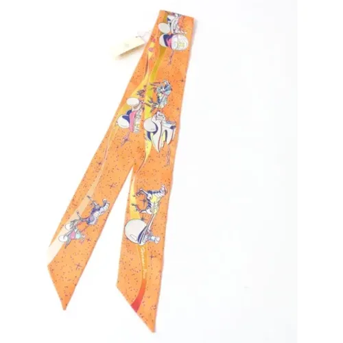 Pre-owned Scarves, female, , Size: ONE SIZE Pre-owned Silk scarves - Hermès Vintage - Modalova