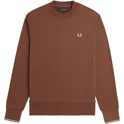 Sweatshirts, male, , Size: S Crewneck Sweatshirt - Fred Perry - Modalova