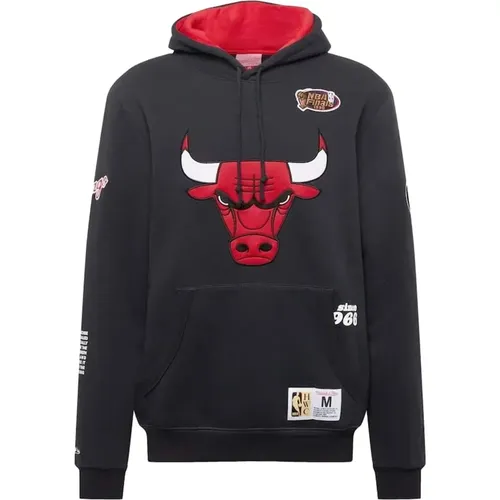 Chicago Bulls NBA All Over Crew Hoodie - Mitchell & Ness - Modalova