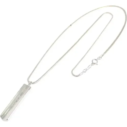 Pre-owned Jewellery, female, , Size: ONE SIZE Pre-owned Silver necklaces - Tiffany & Co. Pre-owned - Modalova