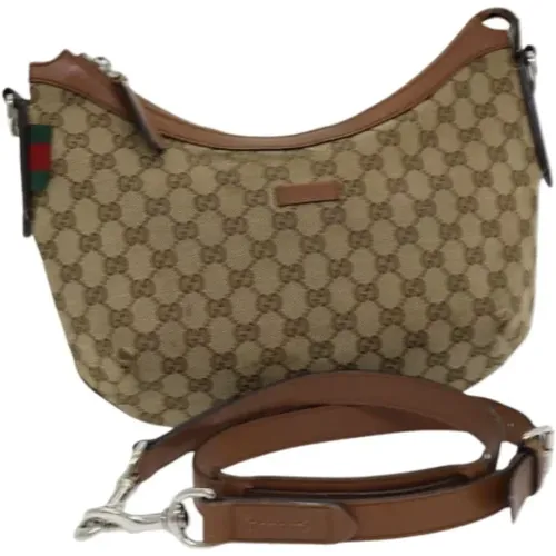 Pre-owned Shoulder Bags, female, , Size: ONE SIZE Pre-owned Canvas gucci-bags - Gucci Vintage - Modalova