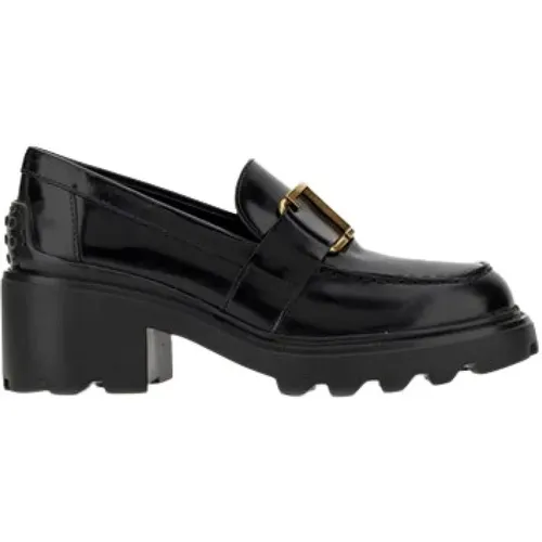 Schwarze flache Mokassins Tod's - TOD'S - Modalova