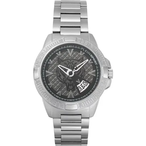 Watches, male, , Size: ONE SIZE Touchdown Stainless Steel Watch - Plein Sport - Modalova