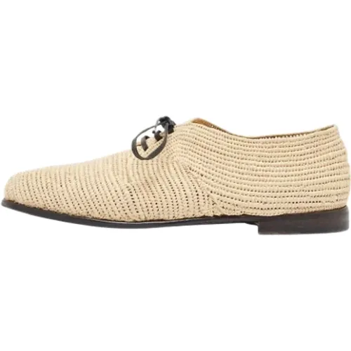 Pre-owned Raffia flats , male, Sizes: 6 UK - Dolce & Gabbana Pre-owned - Modalova