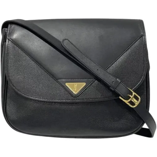 Pre-owned Cross Body Bags, female, , Size: ONE SIZE Pre-owned Leather shoulder-bags - Yves Saint Laurent Vintage - Modalova