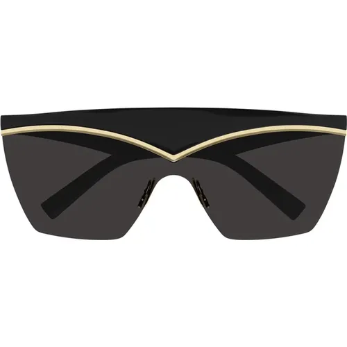 SL 614 Mask Sunglasses for Women , unisex, Sizes: ONE SIZE - Saint Laurent - Modalova