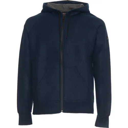 Blaues Sweatshirt Stilvoll Aw24 , Herren, Größe: L - MC2 Saint Barth - Modalova