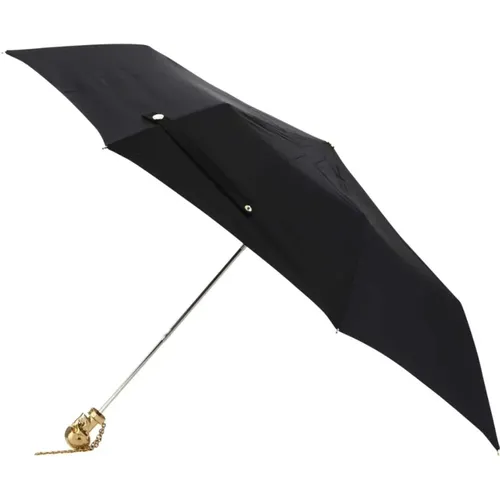 Stilvoller Schwarzer Nylon-Regenschirm , Damen, Größe: ONE Size - alexander mcqueen - Modalova
