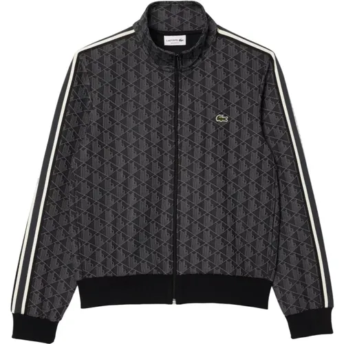 Paris Zip Sweater Anthrazit , Herren, Größe: S - Lacoste - Modalova