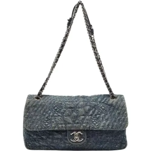 Pre-owned Shoulder Bags, female, , Size: ONE SIZE Pre-owned Denim chanel-bags - Chanel Vintage - Modalova