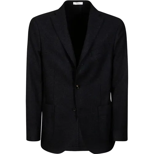 Blazers, male, , Size: M Men's Unlined Wool Cashmere Jacket - Boglioli - Modalova