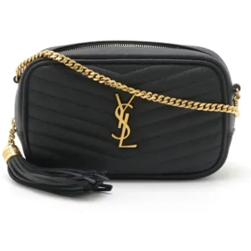 Pre-owned Cross Body Bags, female, , Size: ONE SIZE Pre-owned Leather shoulder-bags - Saint Laurent Vintage - Modalova