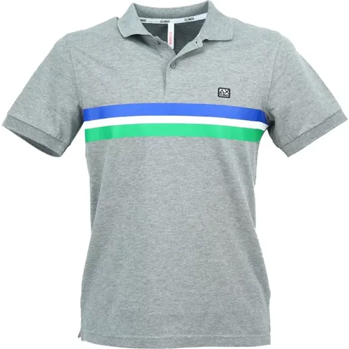 Herren Polo Shirt mit -Bändern , Herren, Größe: M - Sun68 - Modalova