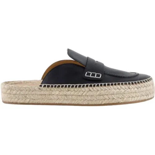 Leder Loafer Mules mit Kork-Fußbetten , Herren, Größe: 43 EU - JW Anderson - Modalova