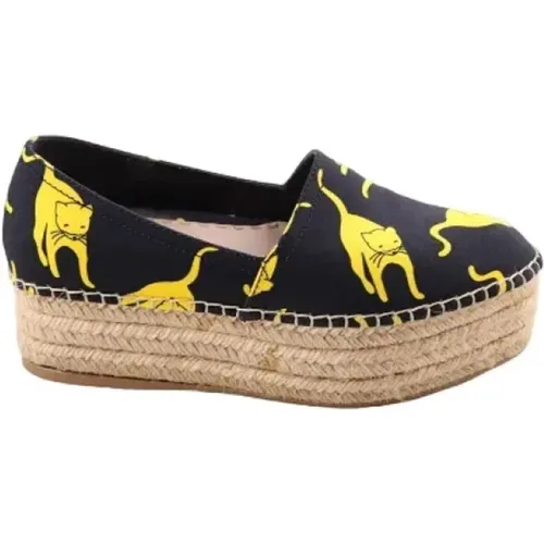 Pre-owned Flats, female, , Size: 5 US Pre-owned Fabric espadrilles - Miu Miu Pre-owned - Modalova