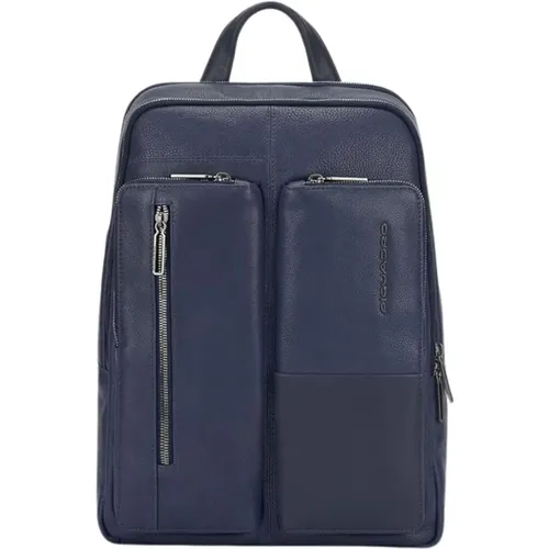 Backpacks, male, , Size: ONE SIZE Men's Laptop Backpack - Piquadro - Modalova