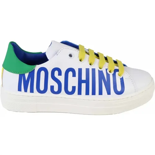 Weiße Multicolor Sneakers Moschino - Moschino - Modalova