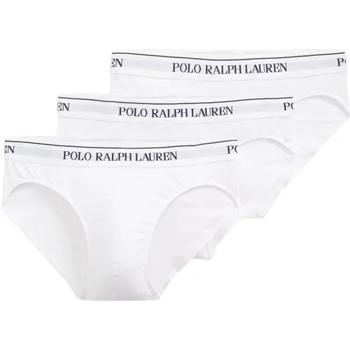 Klassische Weiße Polo-Slips (3er-Pack) , Herren, Größe: S - Ralph Lauren - Modalova