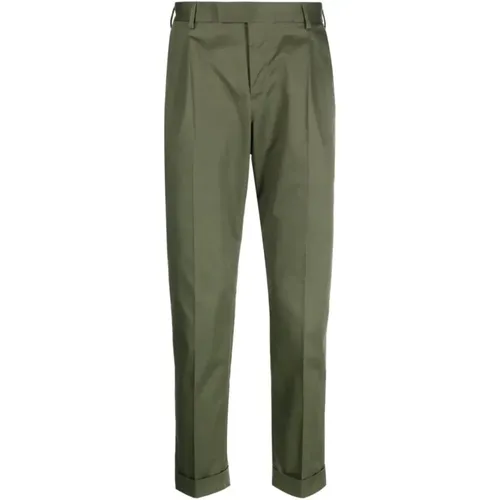 Chinos, male, , Size: XL Cropped Trousers - PT Torino - Modalova