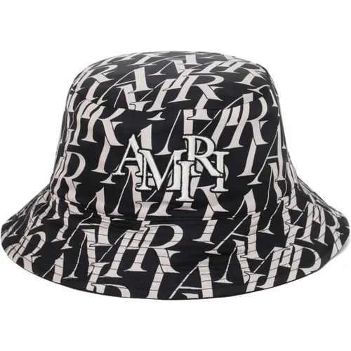 Reversible Bucket Hat with Logo Embroidery , male, Sizes: ONE SIZE - Amiri - Modalova