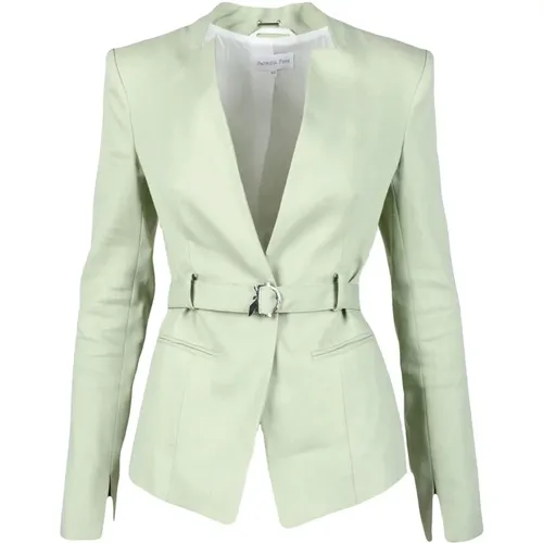 Eleganter Leinenmischblazer , Damen, Größe: 2XS - PATRIZIA PEPE - Modalova