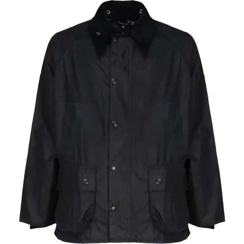 Waxed Cotton Jacket with Optional Thermal Lining and Hood , male, Sizes: XL, L - Barbour - Modalova