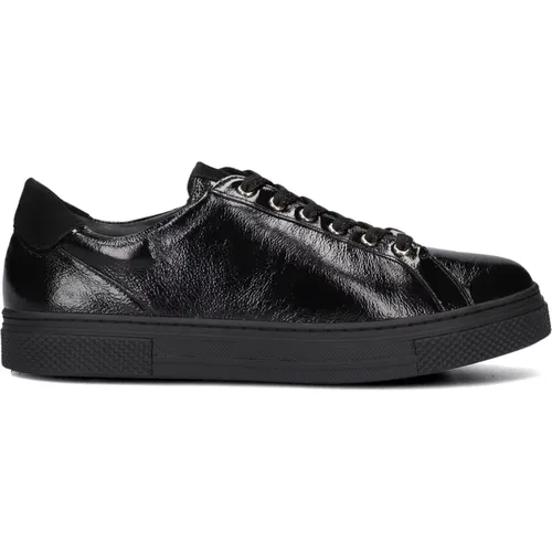 Schwarze Ledersneakers für Damen - HASSIA - Modalova