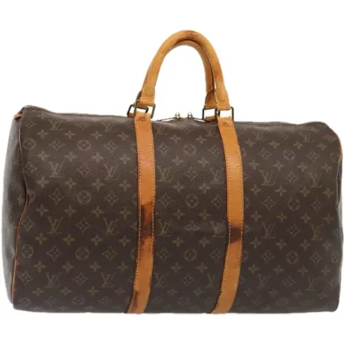 Pre-owned Weekend Bags, female, , Size: ONE SIZE Pre-owned Canvas louis-vuitton-bags - Louis Vuitton Vintage - Modalova