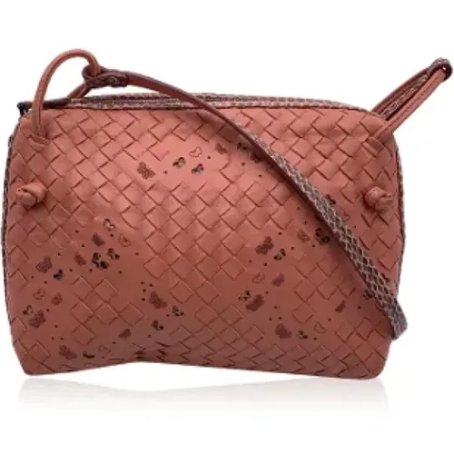 Pre-owned Cross Body Bags, female, , Size: ONE SIZE Pre-owned Leather crossbody-bags - Bottega Veneta Vintage - Modalova